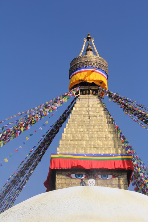 Pyramid on top is the ladder to enlightenment