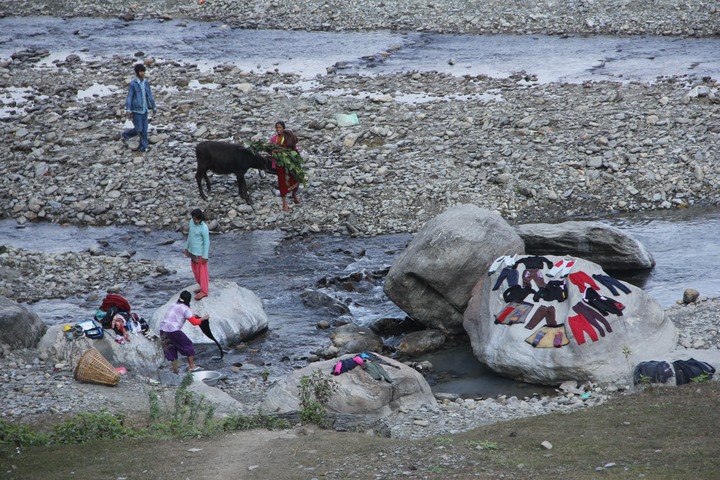 Washing and drying laundry 