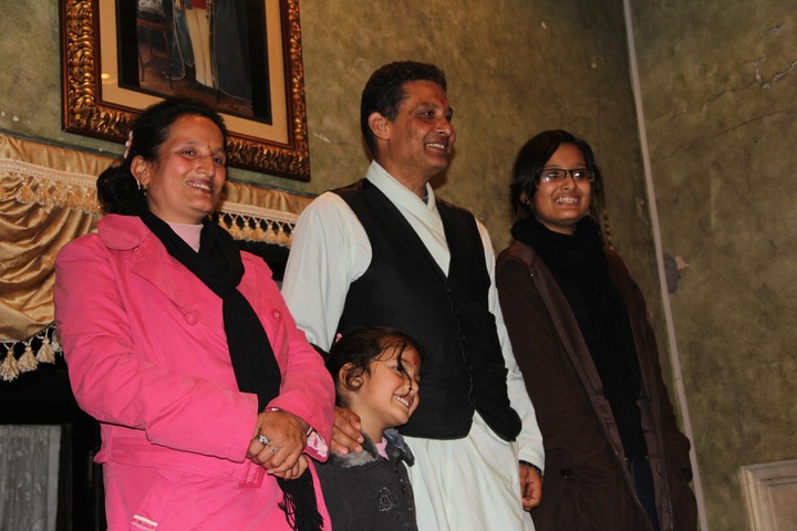 Our wonderful guide Raj and his family