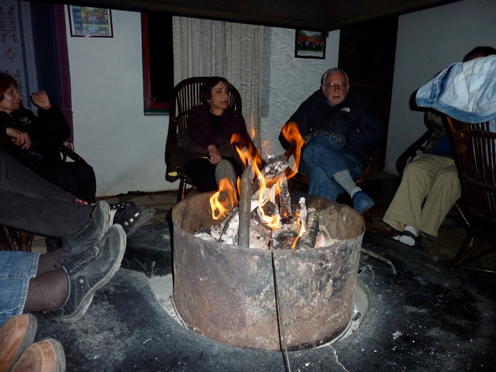 This was the only place with heat.